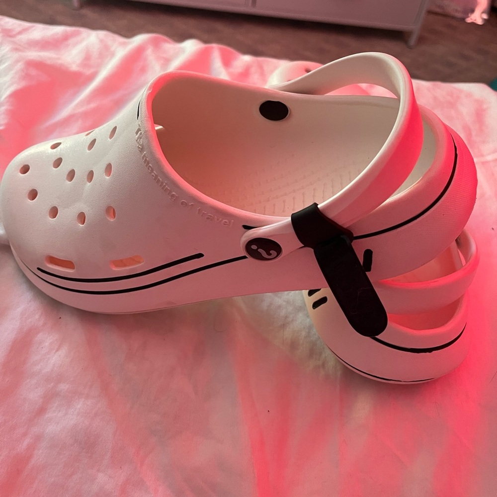 White clogs